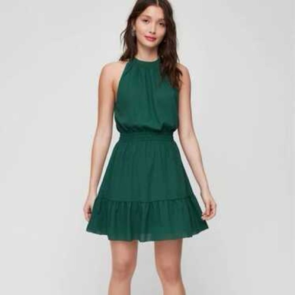 Wilfred Dresses & Skirts - Aritzia Wilfred Forest Green Effet Mini Dress Size XS Women’s